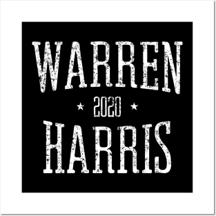 Elizabeth Warren and Kamala Harris on the one ticket? Dare to dream, Warren 2020, Harris 2020 Posters and Art